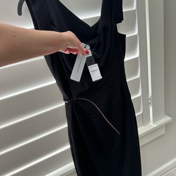 NWT.  BLACK HALO BELTED JACKIE DRESS - Picture 5 of 5